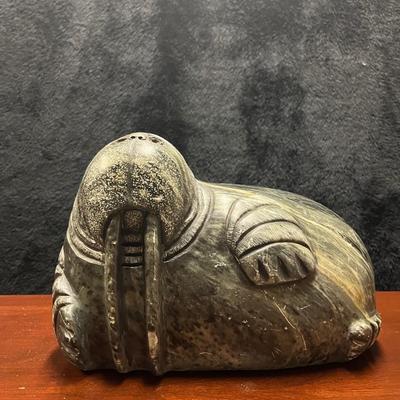 Walrus Statue -Soapstone