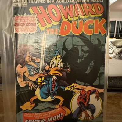 #1 !! Marvel Howard the Duck "Intro with Spiderman" Minty fresh