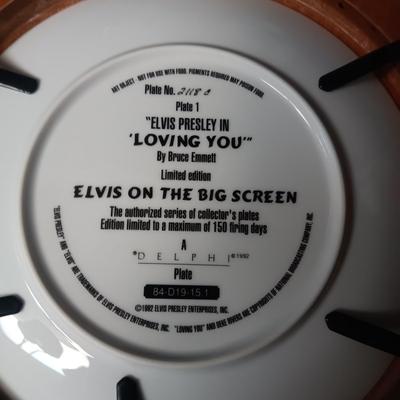 2 ELVIS PRESLEY COLLECTOR'S PLATES