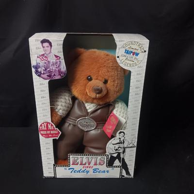 ELVIS MUSICAL PLUSH BEAR "TEDDY BEAR"