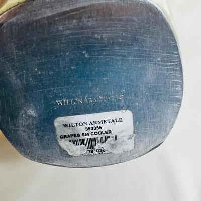 Wilton Armetale Grapes 7-1/2-Inch Wine Bottle Cooler