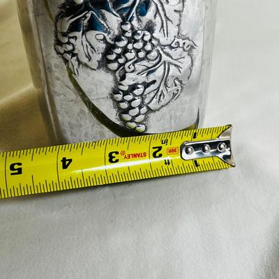 Wilton Armetale Grapes 7-1/2-Inch Wine Bottle Cooler