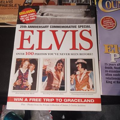 4 MAGAZINES INCLUDING ELVIS