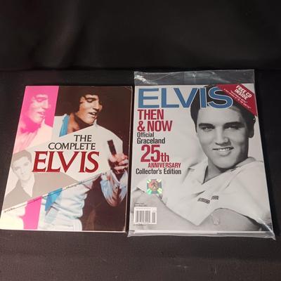 "ELVIS, THEN & NOW" W/CD & "THE COMPLETE ELVIS"