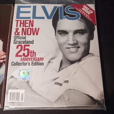 "ELVIS, THEN & NOW" W/CD & "THE COMPLETE ELVIS"