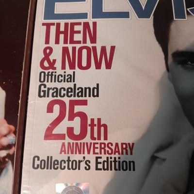 "ELVIS, THEN & NOW" W/CD & "THE COMPLETE ELVIS"