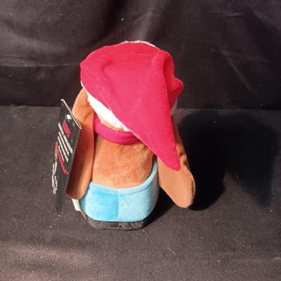 MUSICAL PLUSH DOG "BLUE SUEDE SHOES" AND AN ORNAMENT