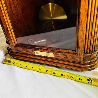 The Sandringham Wall Clock features an Oak Yorkshire Finish