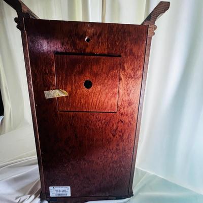 The Sandringham Wall Clock features an Oak Yorkshire Finish