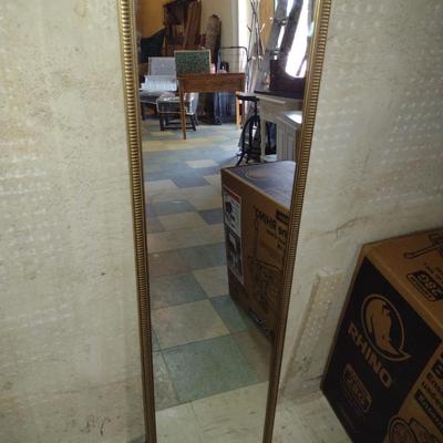 Framed Wall Mirror- Approx 13 1/2" x 49 1/4"