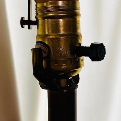 Oversize Vintage Mid Century Modern Set Of Lamps Hand made Pottery Italian Style. In working condition,