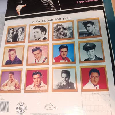 ELVIS PRESLEY CALENDARS '91 X 2, '94, '97, '98 X 2,