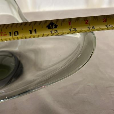 Grey Smoke Glass Bowl by Per Lütken for Holmegaard, Denmark, 1960s