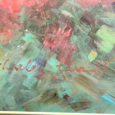 Charles Zhan Art Print Framed under Glass