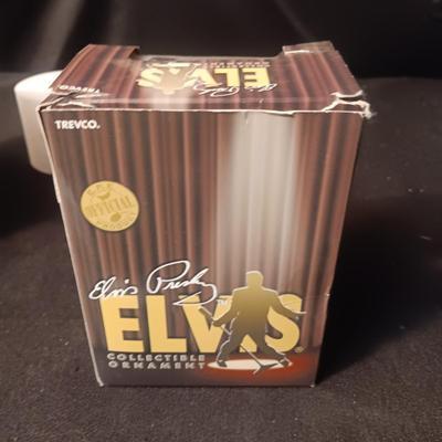 2 ELVIS CHRISTMAS ORNAMENTS