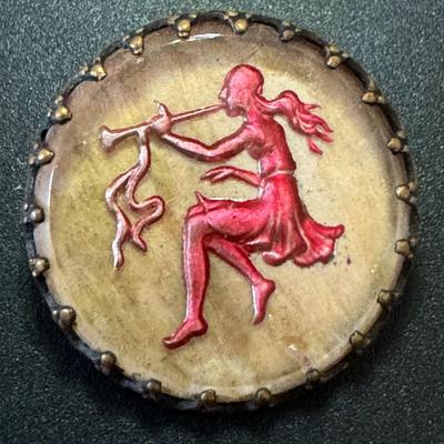 Handmade button art
