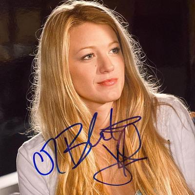 Blake Lively signed photo