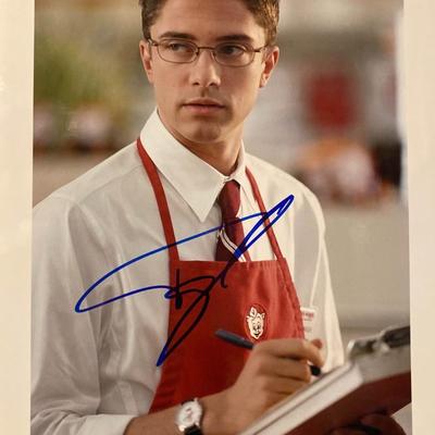 Topher Grace signed photo
