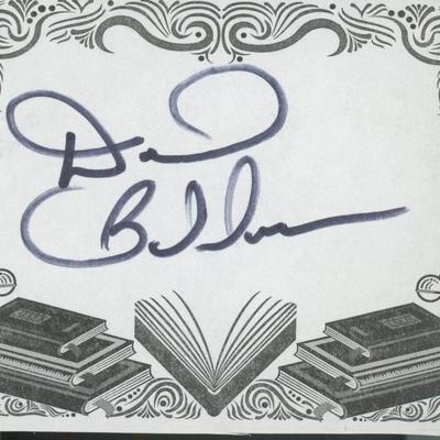 David Baldacci signed bookplate