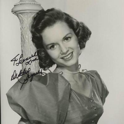 Debbie Reynolds signed photo