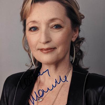 Lesley Manville signed photo
