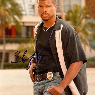 ER's Sharif Atkins signed photo