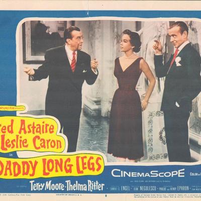 Daddy Long Legs 1955 original vintage lobby card