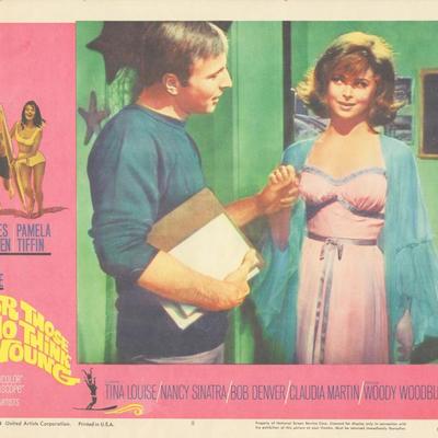 For Those Who Think Young 1964 original vintage lobby card