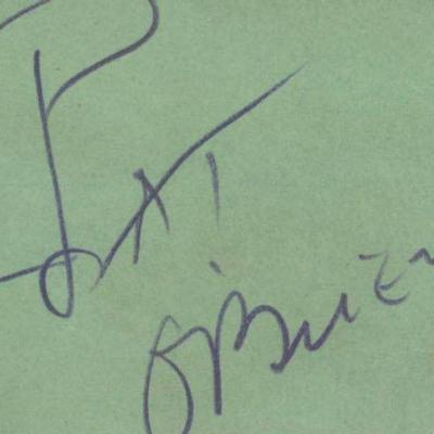 Pat O'Brien signature cut