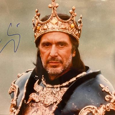 Al Pacino signed "Richard III" movie photo