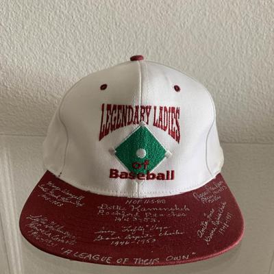 Legendary Ladies Of Baseball signed cap
