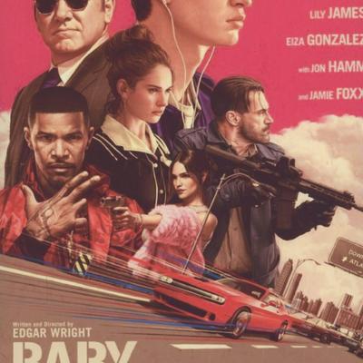 Edgar Wright signed "Baby Driver" movie photo 