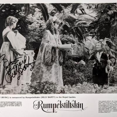Billy Barty signed photo