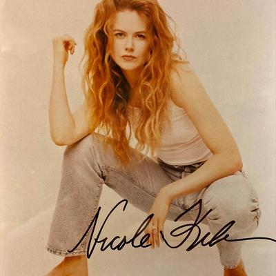 Nicole Kidman signed photo