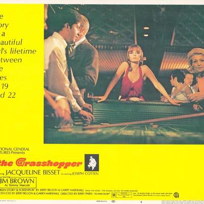 The Grasshopper 1970 original vintage lobby card