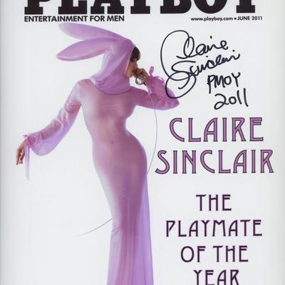 2011 Playboy Model of the Year signed photo