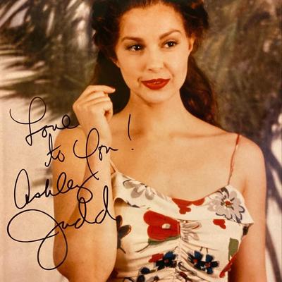 Ashley Judd signed photo