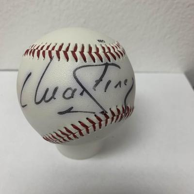 Conchita Martinez signed baseball