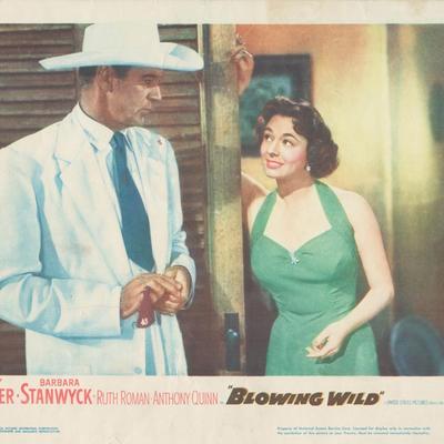 Blowing Wild 1953 original vintage lobby card