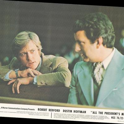 All the President's Men 1976 original vintage lobby card