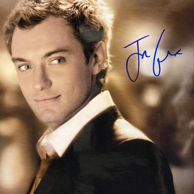 Jude Law signed movie photo
