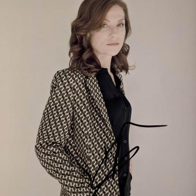 Isabelle Huppert signed photo