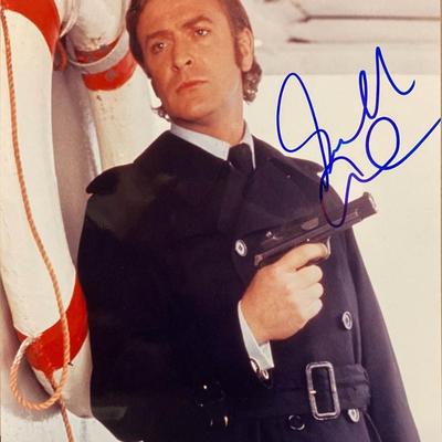 Michael Caine signed "The Ipcress File" movie photo