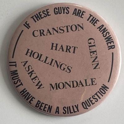 1984 Campaign pin 
