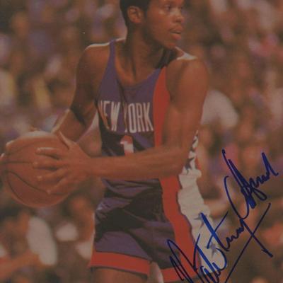Nate "Tiny" Archibald signed photo