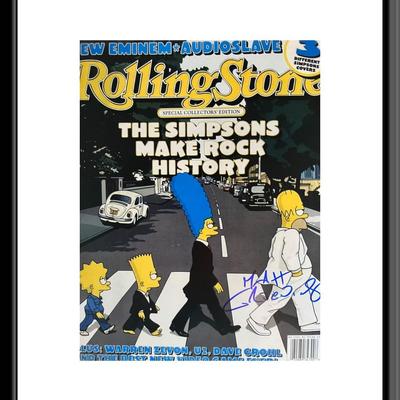Matt Groening signed photo