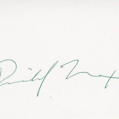 Richard Nixon signature cut