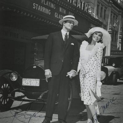 Mary Tyler Moore and John Gavin signed "Thoroughly Modern Millie" movie photo