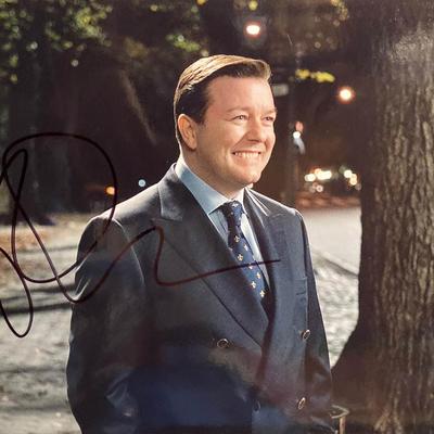 Ricky Gervais signed photo