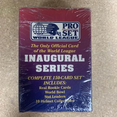 World League Inaugural Series football card box